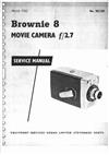 Kodak Brownie Movie 8 manual. Camera Instructions.